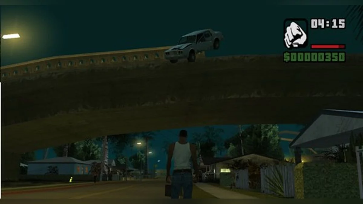 Заморозить машину в воздухе / GTA San Andreas
