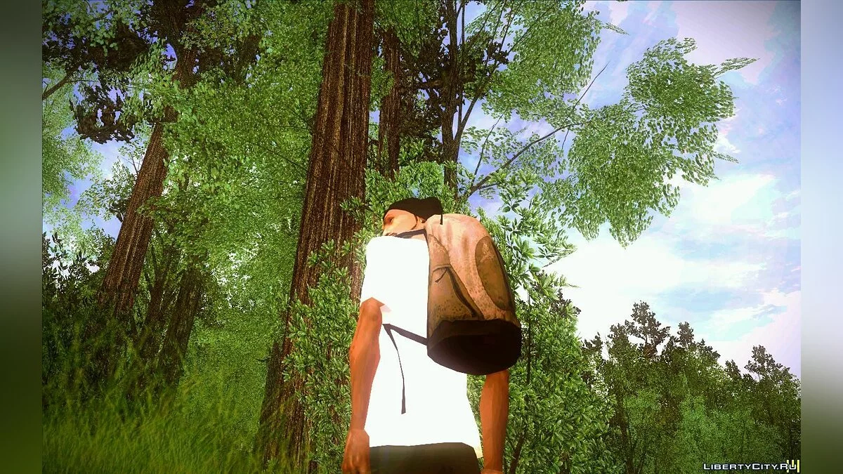 Backpack mod (рюкзак) / GTA San Andreas