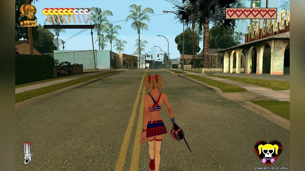 Lollipop Chainsaw: Adventures / GTA San Andreas