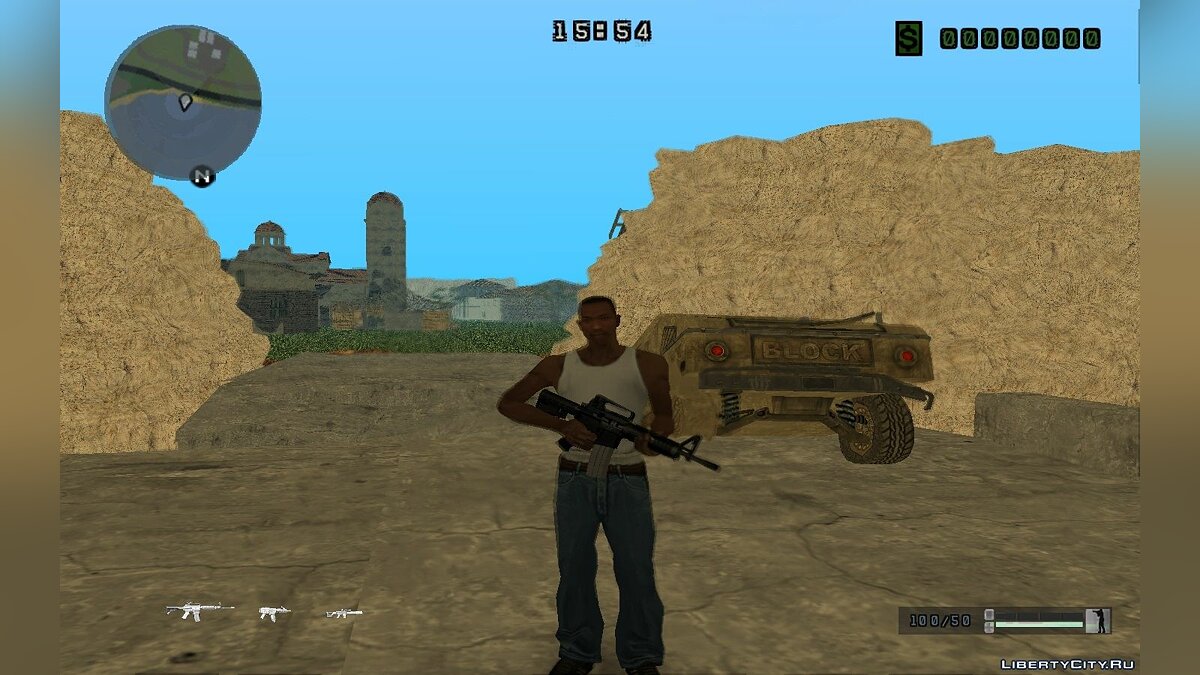 Скачать HUD WarFace v1.0 для GTA San Andreas