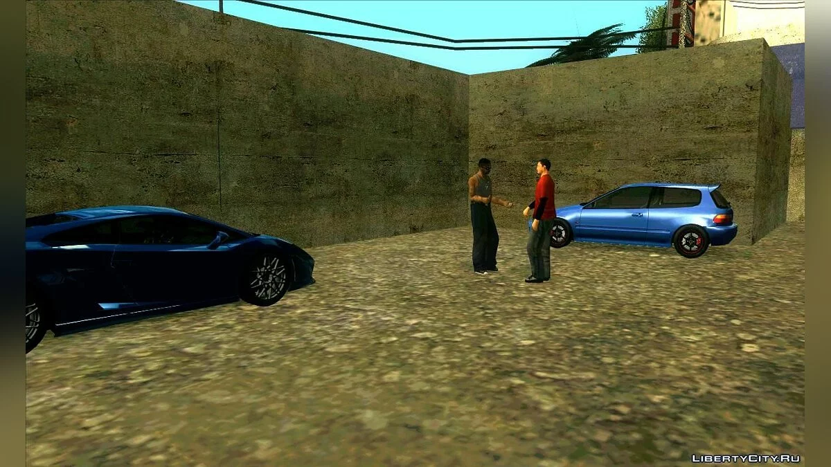 Автосервис Сиджея в Лас Вентурасе / GTA San Andreas