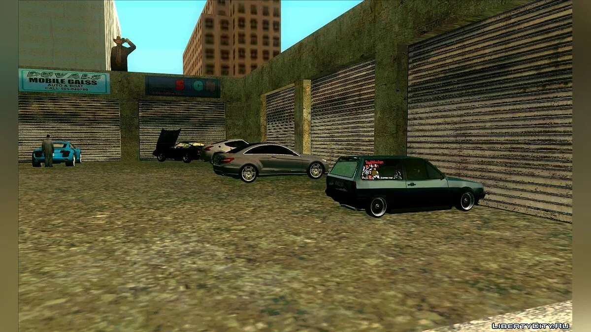 Автосервис Сиджея в Лас Вентурасе / GTA San Andreas