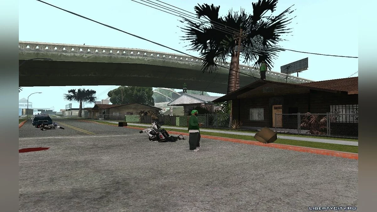 Снайперы на Грув Стрит + Вспомогательный cleo-скрипт / GTA San Andreas