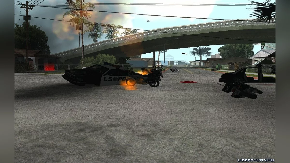 Снайперы на Грув Стрит + Вспомогательный cleo-скрипт / GTA San Andreas