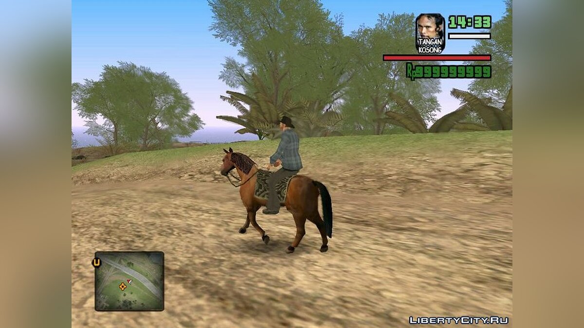 Скачать Horse Riding Anywhere V2 для GTA San Andreas