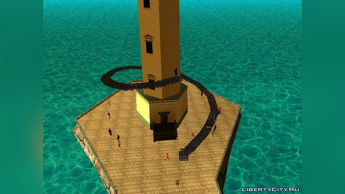 Воздушная лестница v2.0 / GTA San Andreas