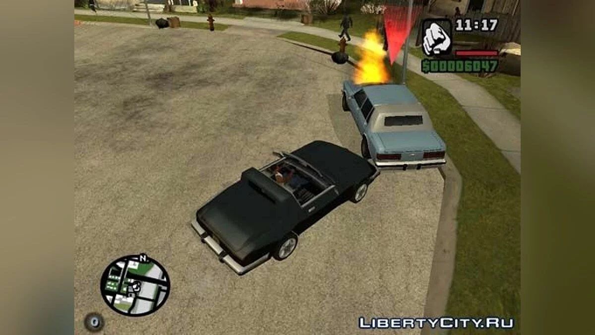 Взрыв машины / GTA San Andreas