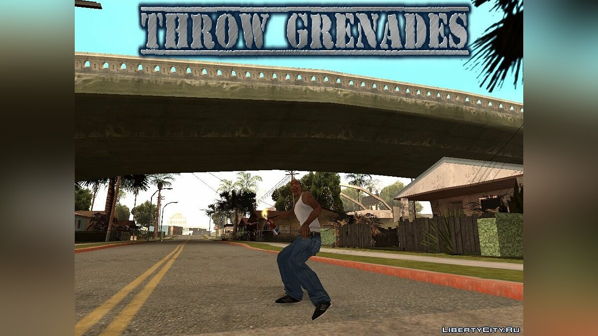 Скачать Бросок гранаты для GTA San Andreas