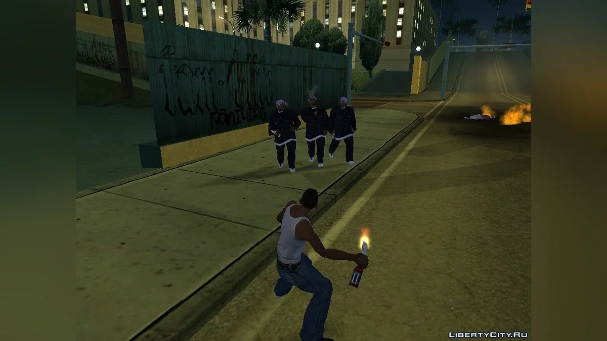 Бросок гранаты / GTA San Andreas