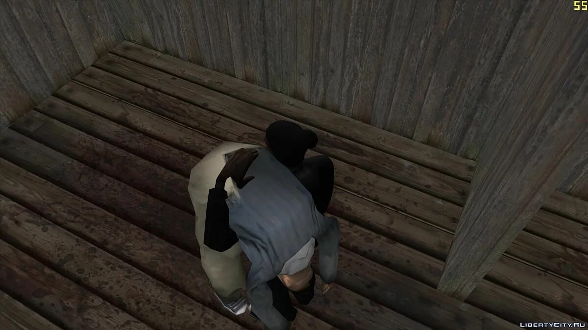 Таскать труп (drag corpse mod) / GTA San Andreas