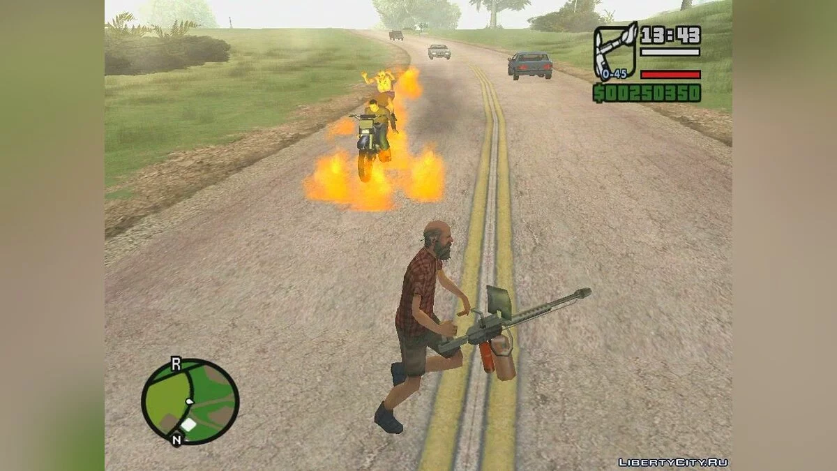 Горящие водители / GTA San Andreas