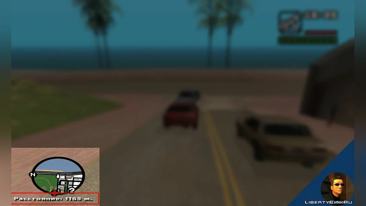 Измерение расстояния до вэйпоинта / GTA San Andreas