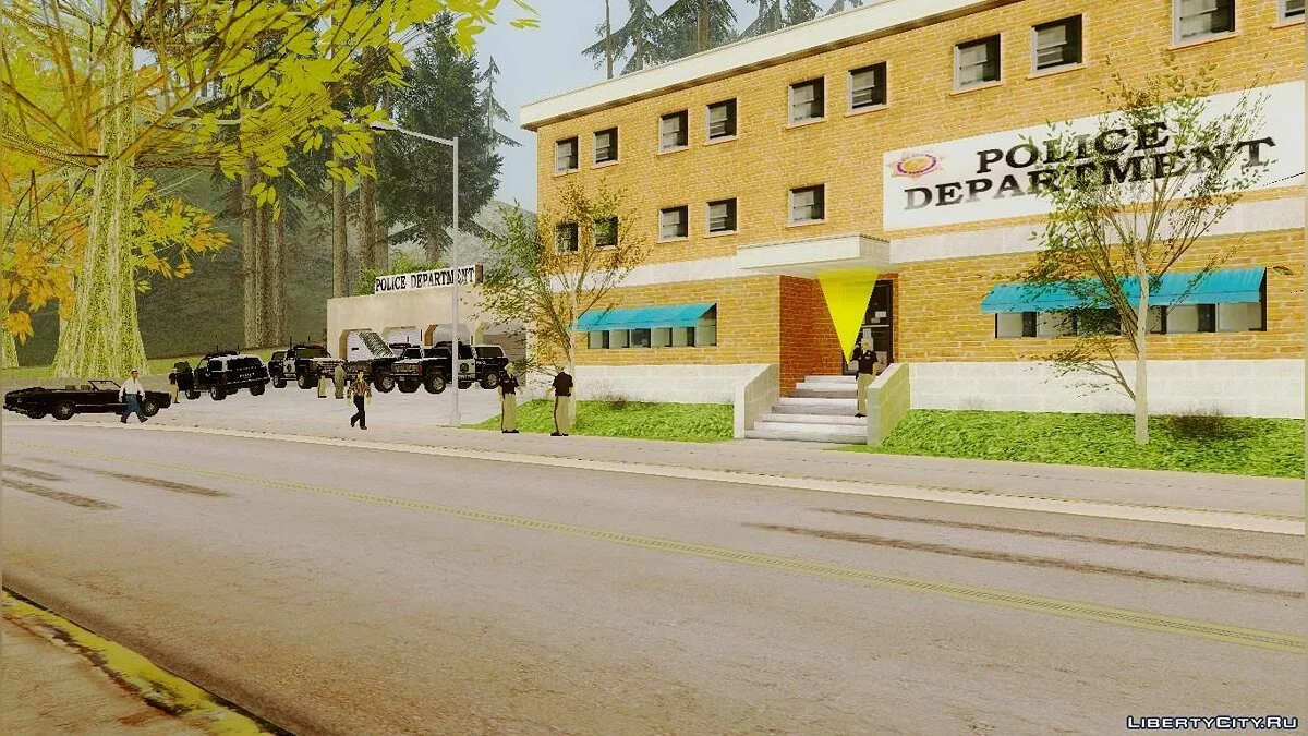Оживление всех полицейских участков Сан Андреас / GTA San Andreas