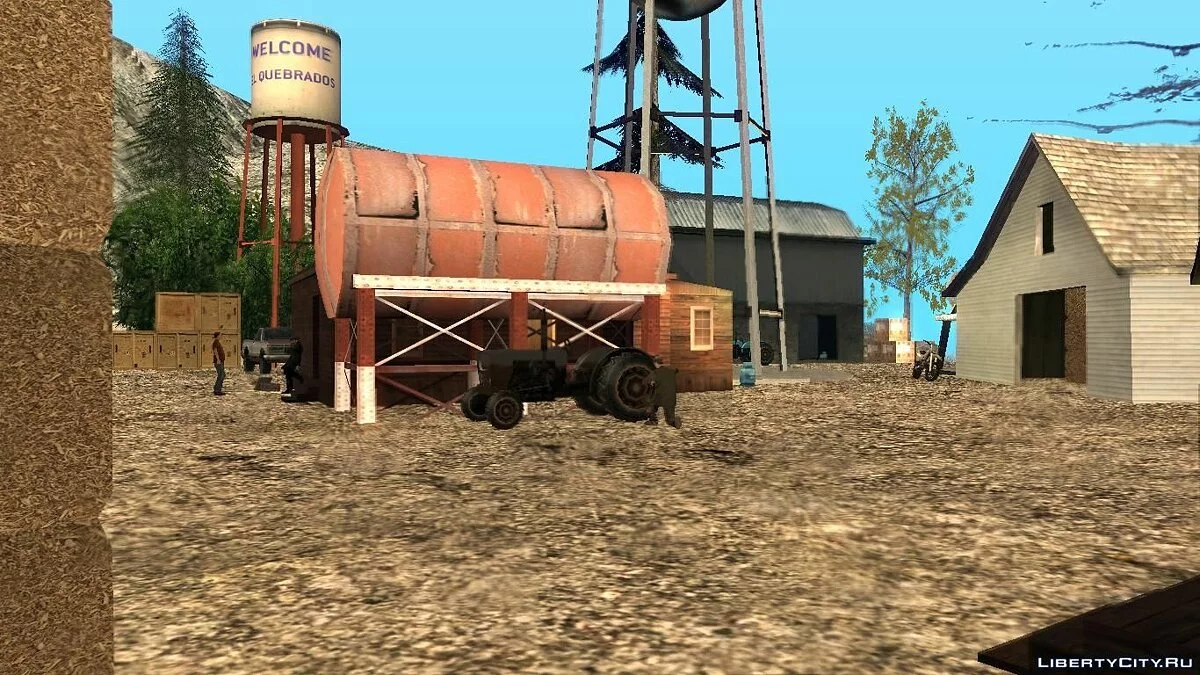 Лагерь Altruist на горе Чилиад / GTA San Andreas