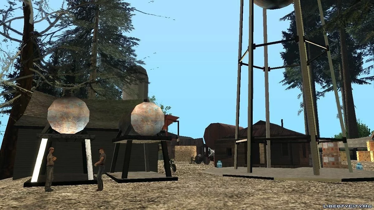Лагерь Altruist на горе Чилиад / GTA San Andreas