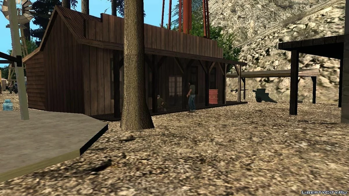 Лагерь Altruist на горе Чилиад / GTA San Andreas