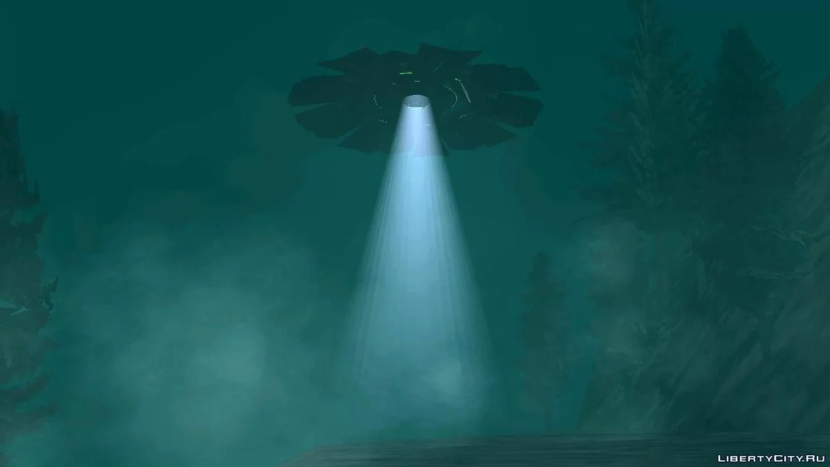 НЛО над San Andreas V2 / GTA San Andreas