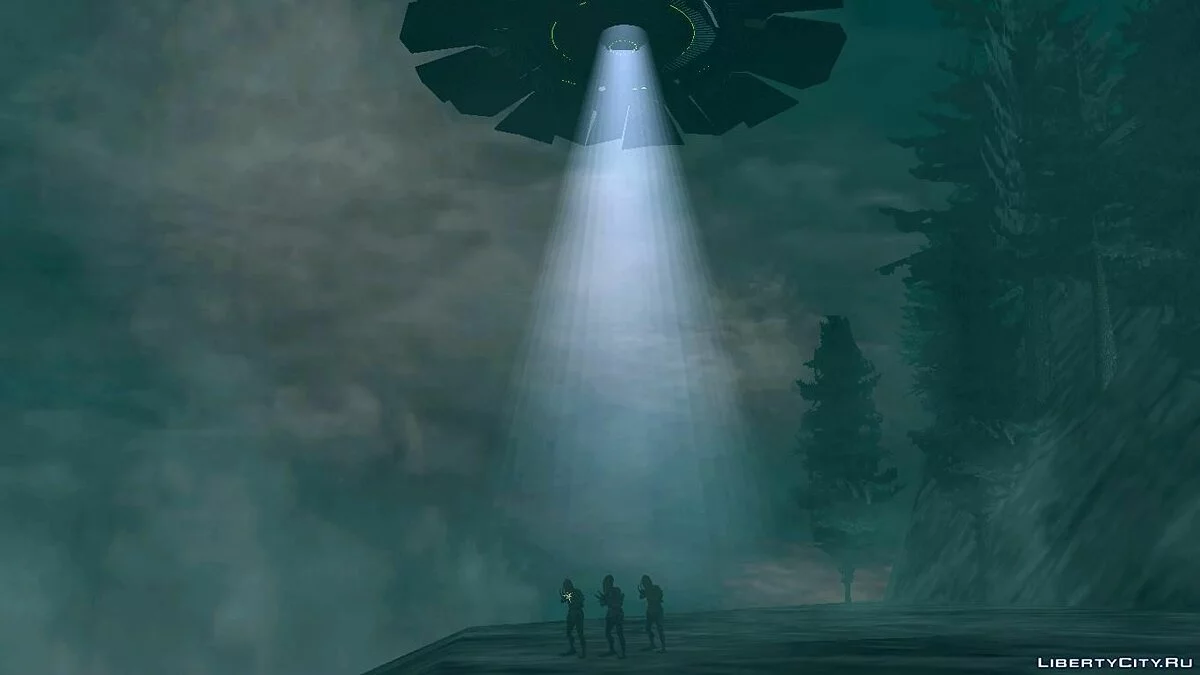 НЛО над San Andreas V2 / GTA San Andreas