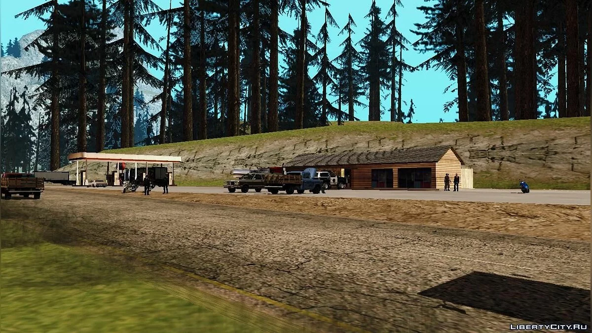 Оживление заправок San Fierro country / GTA San Andreas
