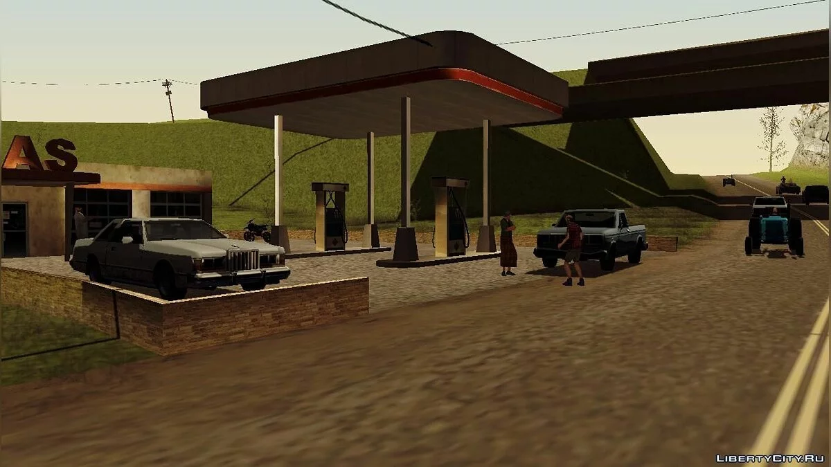 Оживление заправок San Fierro country / GTA San Andreas