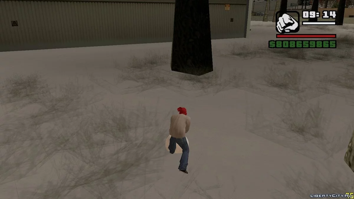 Слепить снеговика (sculp snowman для GTA) / GTA San Andreas