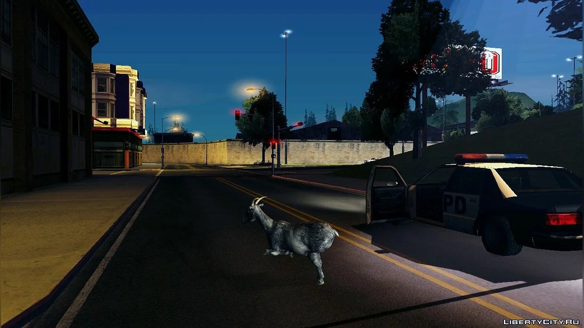 Возможность из GTA V играть за животных в GTA San Andreas / GTA San Andreas