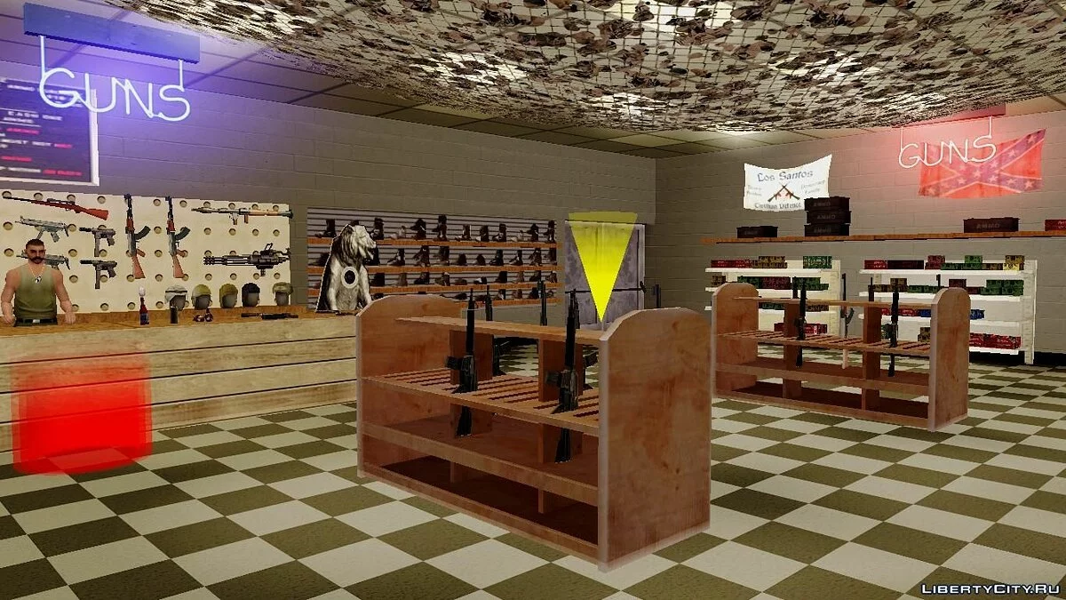3D модели оружия в ammu-nation  / GTA San Andreas