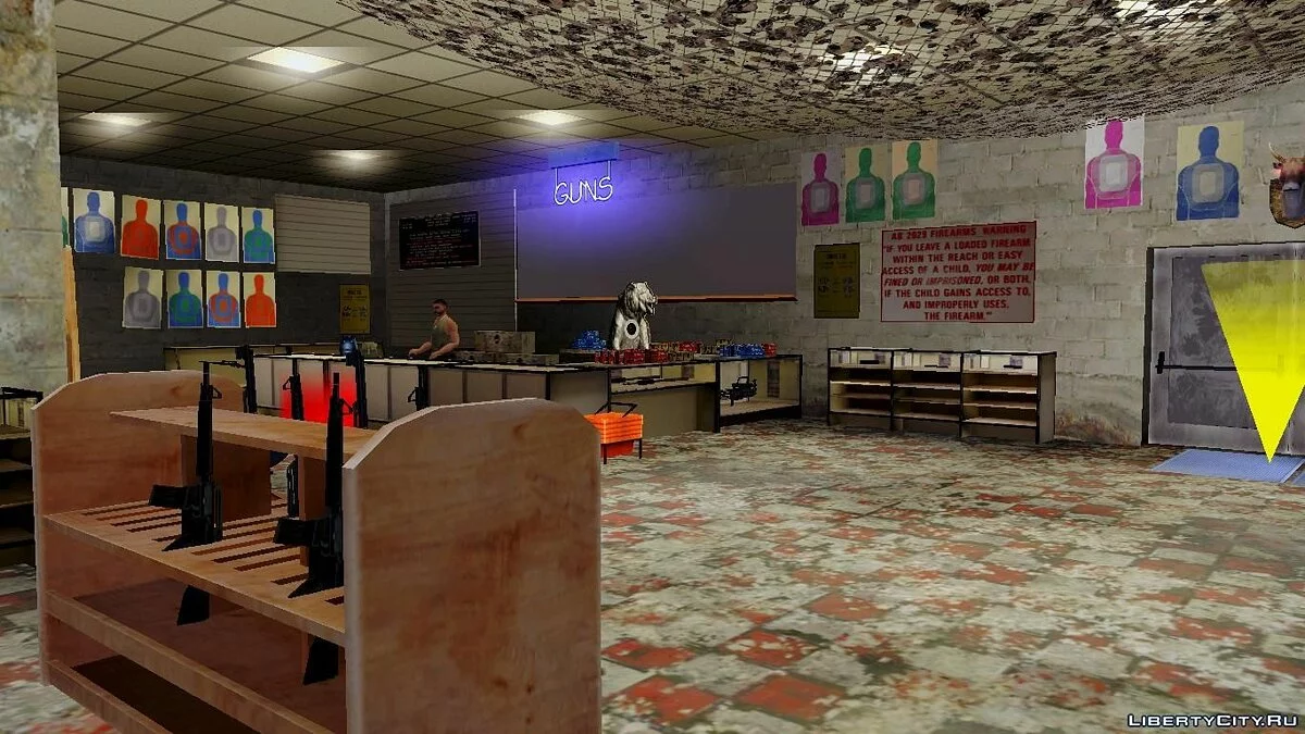 3D модели оружия в ammu-nation  / GTA San Andreas