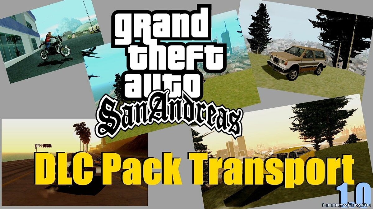 Скачать DLC абсолютно новый транспорт + возможность его приобрести 1.0 для GTA  San Andreas