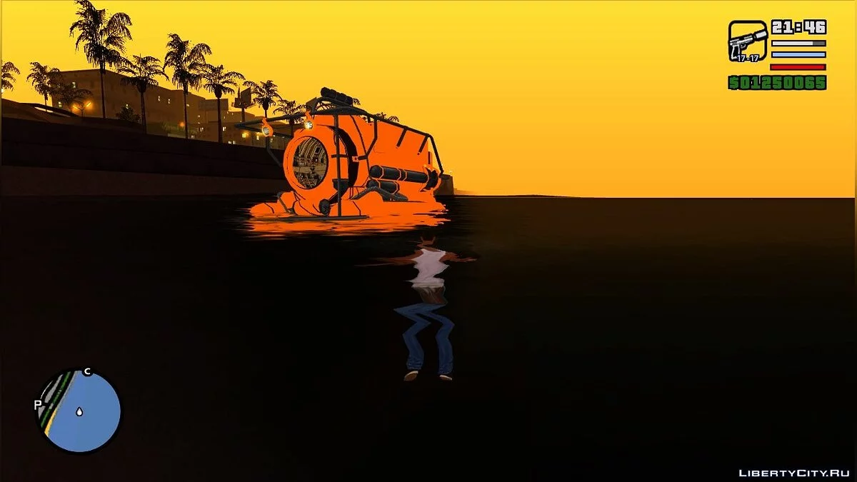 GTA 5 CLEO Подводный Аппарат (Submarine) от Gon_Iss and SergeDV / GTA San Andreas