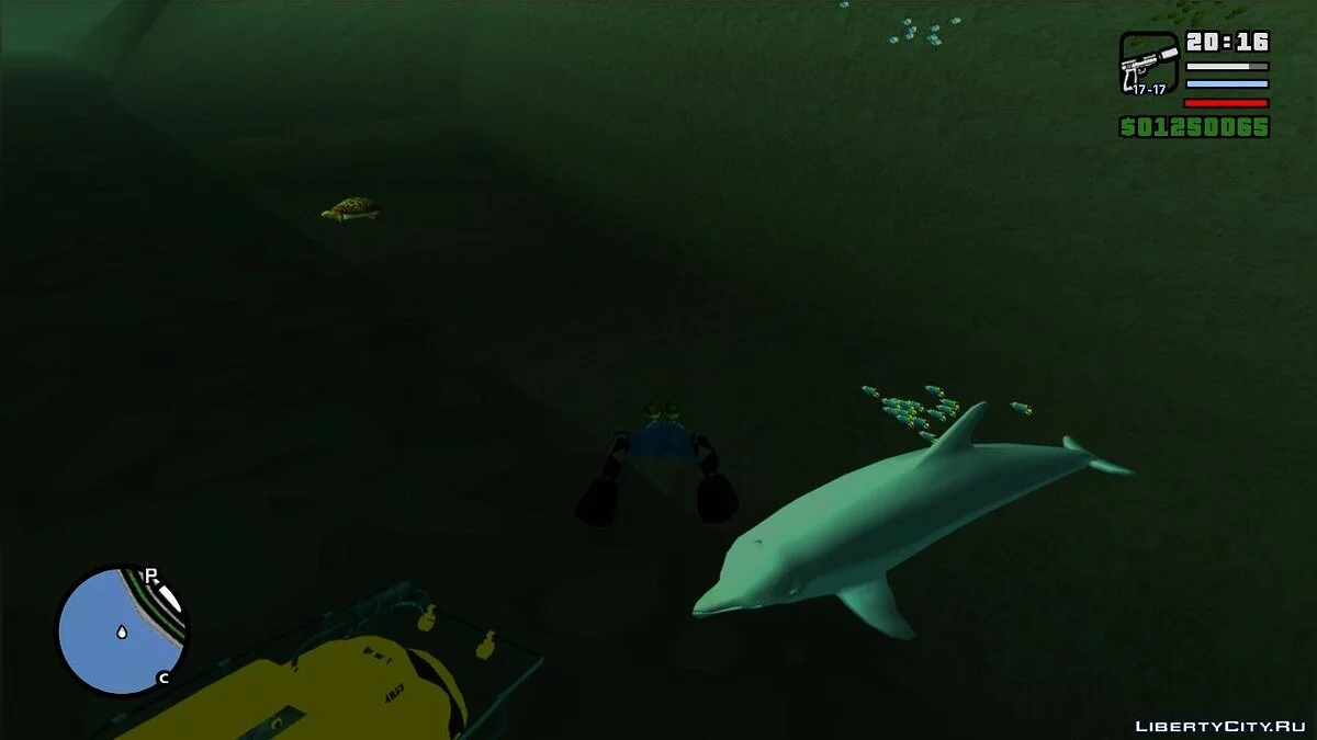 GTA 5 CLEO Подводный Аппарат (Submarine) от Gon_Iss and SergeDV / GTA San Andreas
