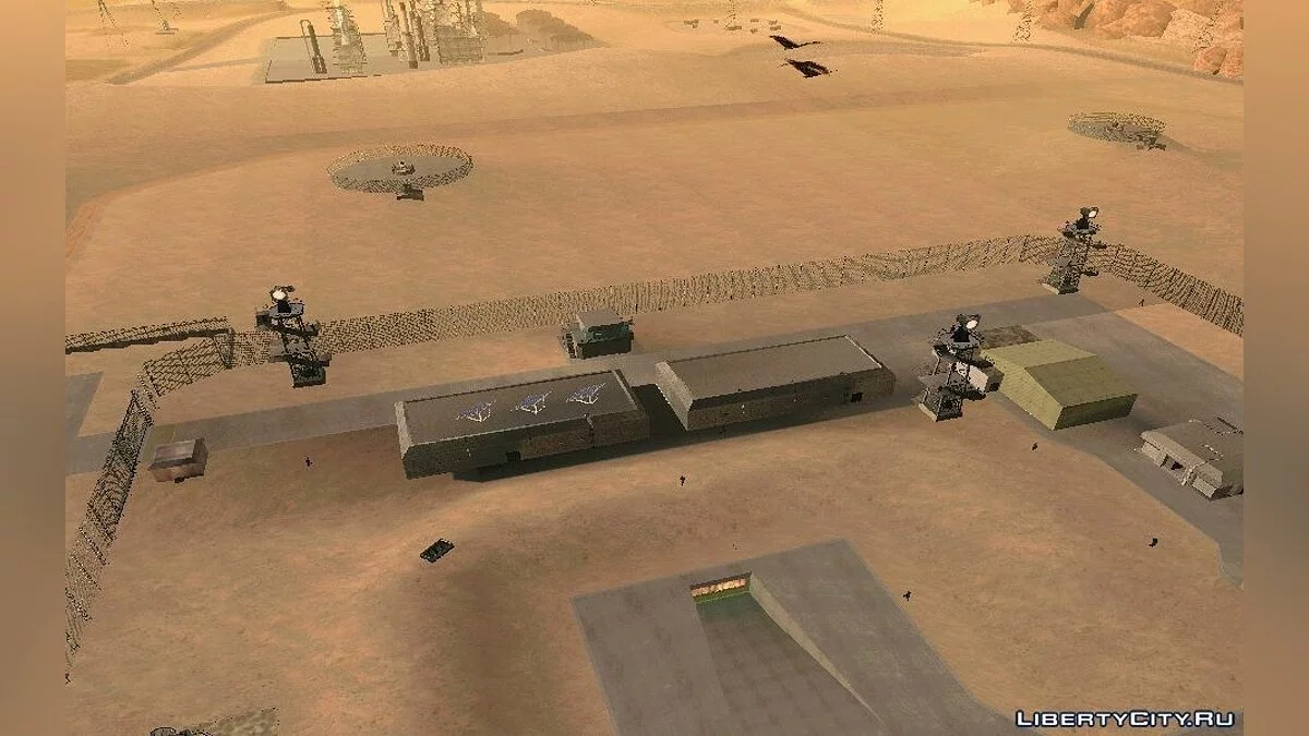 Охранная система на зоне 51 / GTA San Andreas