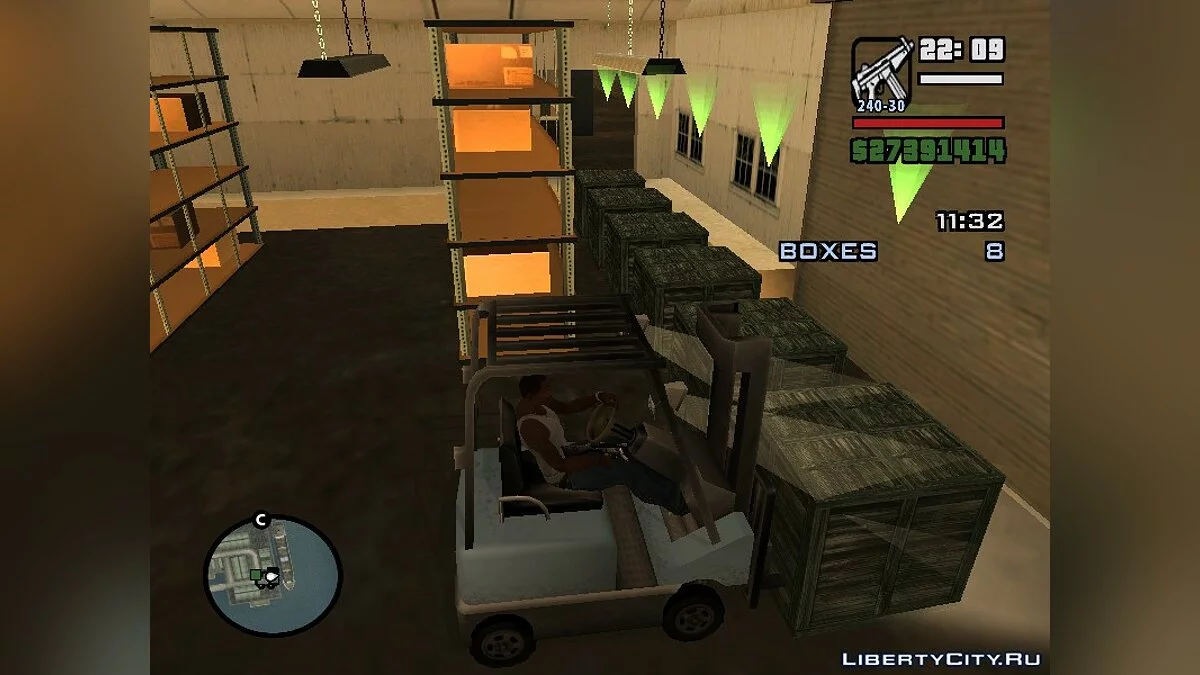 Погрузчик ящиков / GTA San Andreas
