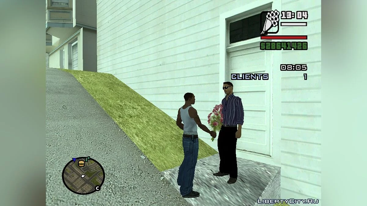 Развозчик цветов в Сан-Фиерро / GTA San Andreas