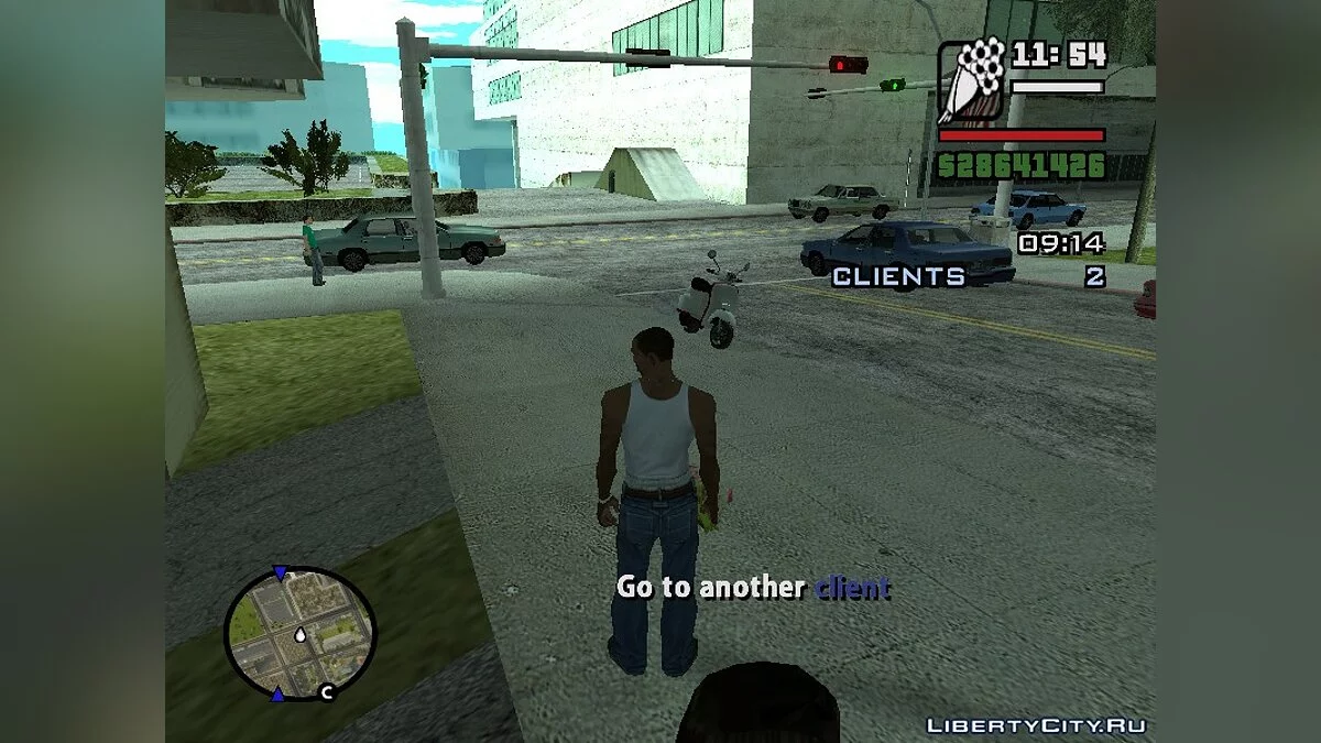 Развозчик цветов в Сан-Фиерро / GTA San Andreas