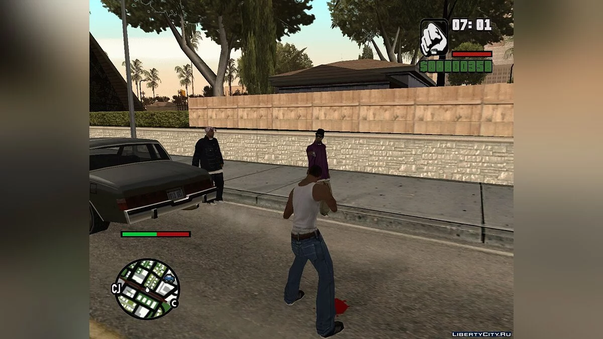 Запасное здоровье CJ / GTA San Andreas