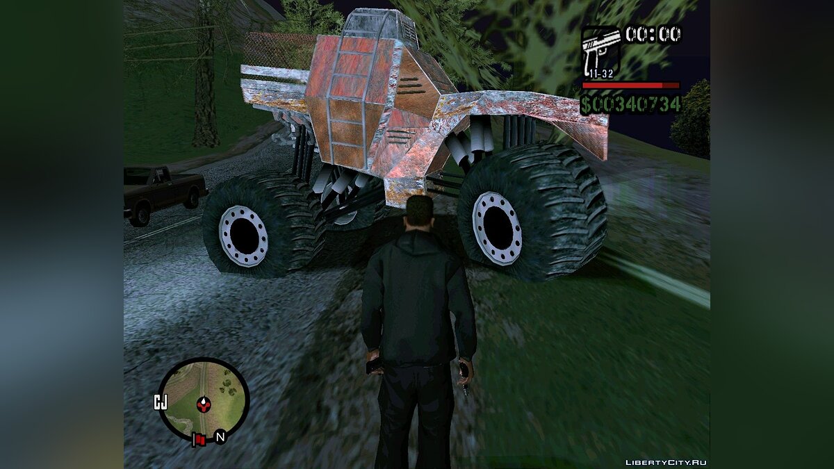 Скачать Monster Man Mod для GTA San Andreas