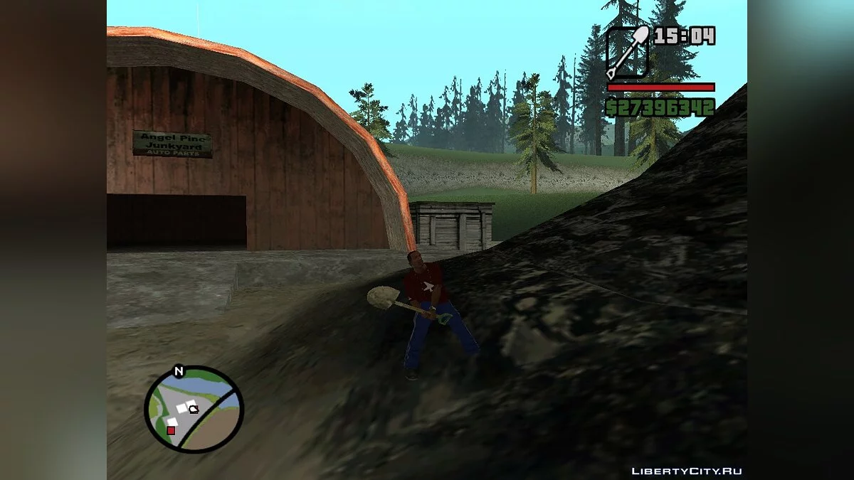 Работа шахтёра 1.0 / GTA San Andreas