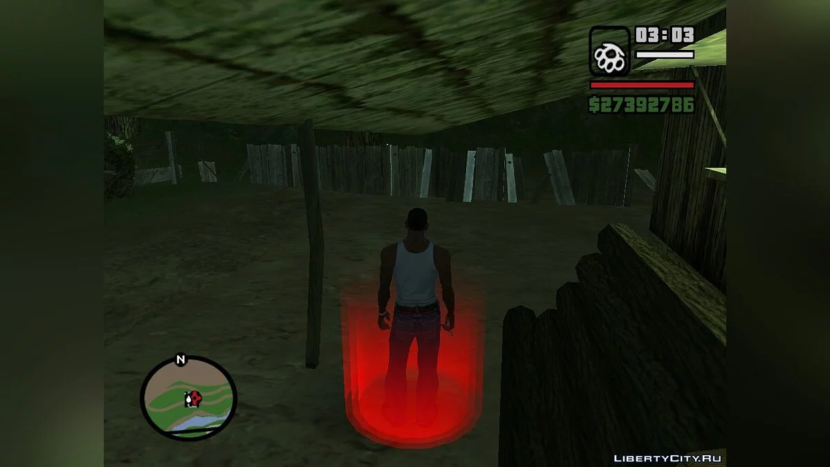 Работать дровосеком / GTA San Andreas