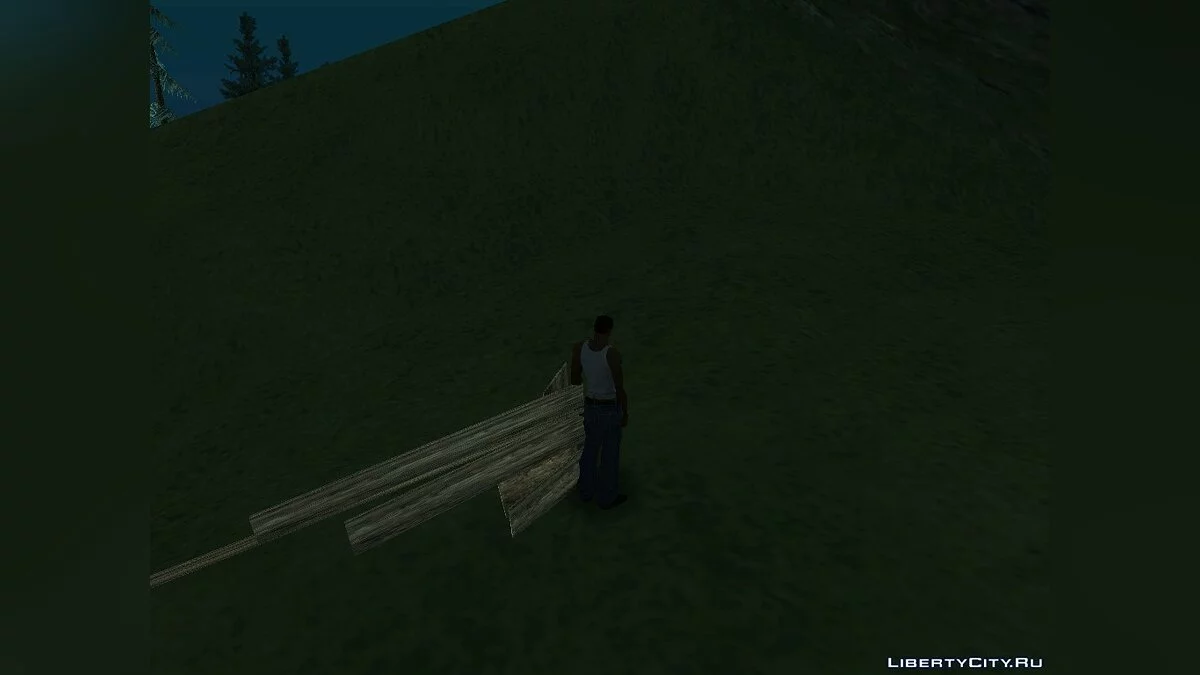 Работать дровосеком / GTA San Andreas