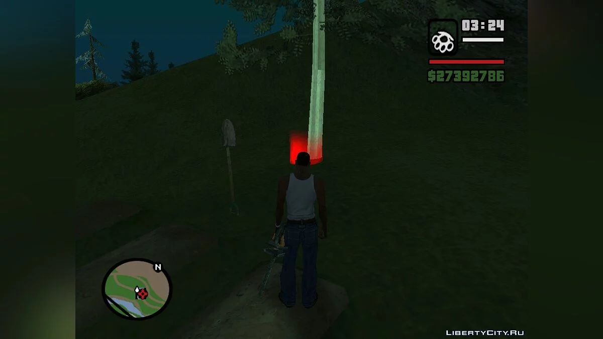 Работать дровосеком / GTA San Andreas