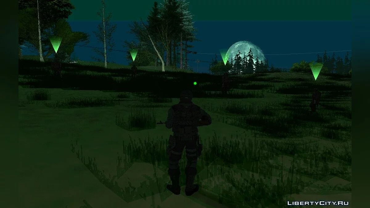 Возможность сбросить десант из самолёта NEVADA / GTA San Andreas