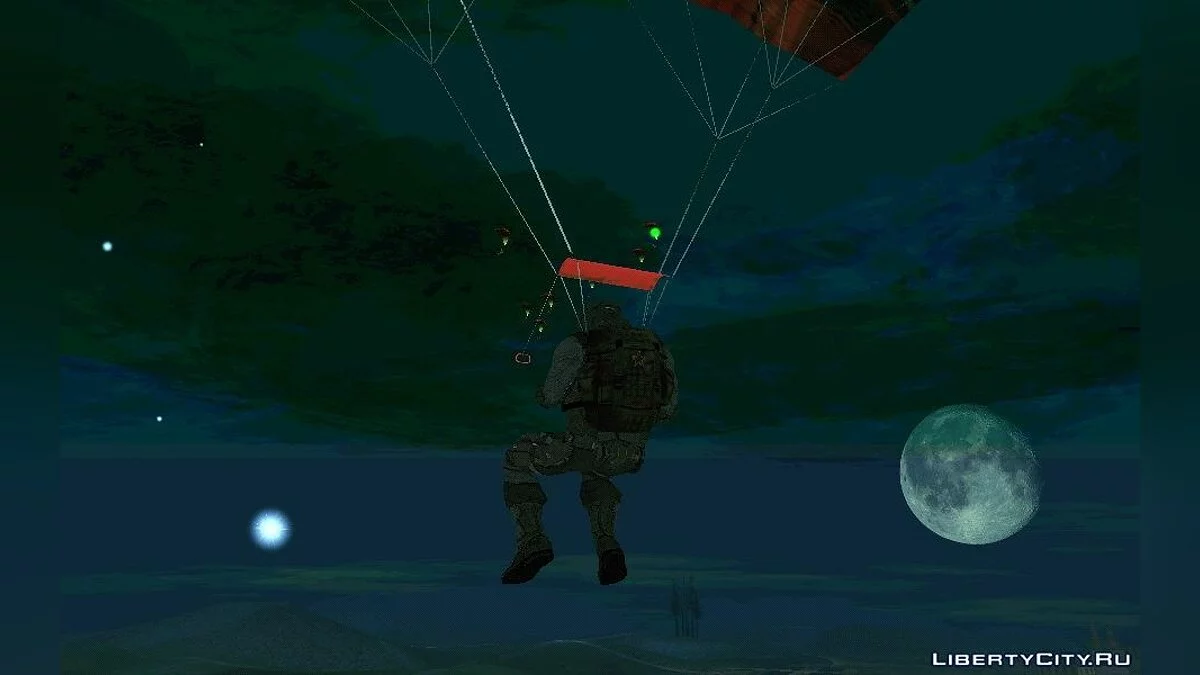 Возможность сбросить десант из самолёта NEVADA / GTA San Andreas