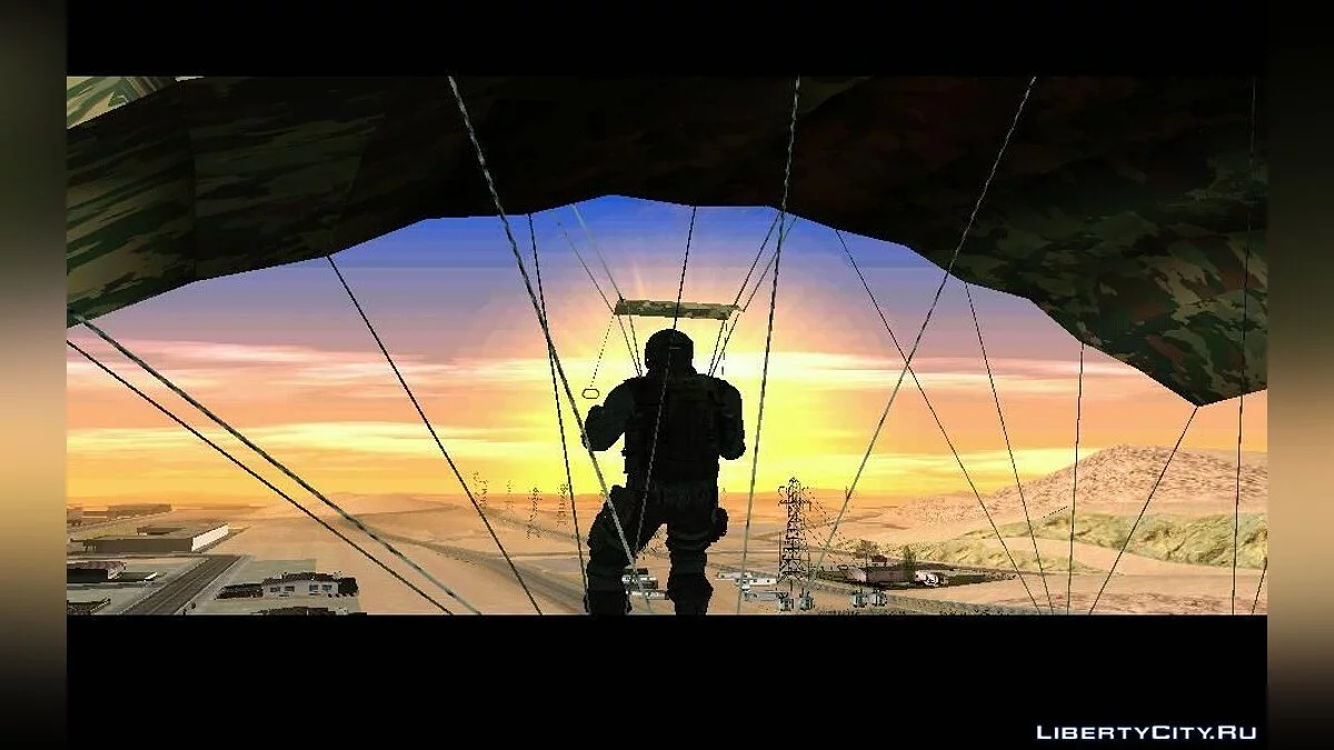 Возможность сбросить десант из самолёта NEVADA v2.0 / GTA San Andreas