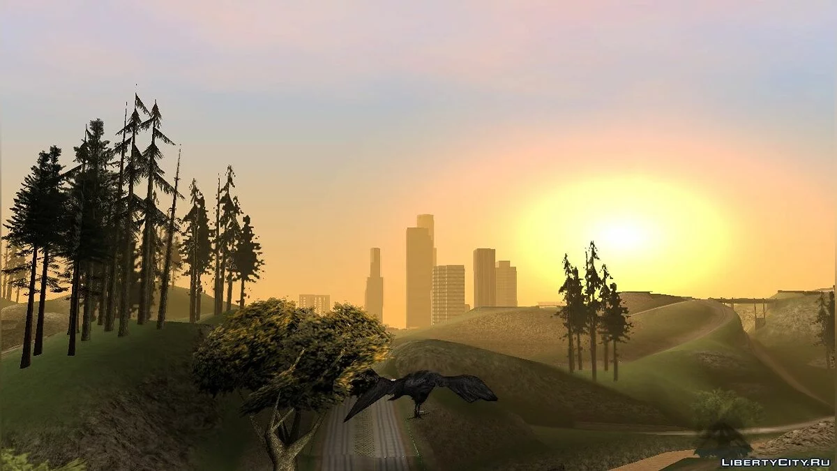 Возможность из GTA V играть за птицу V.1 / GTA San Andreas