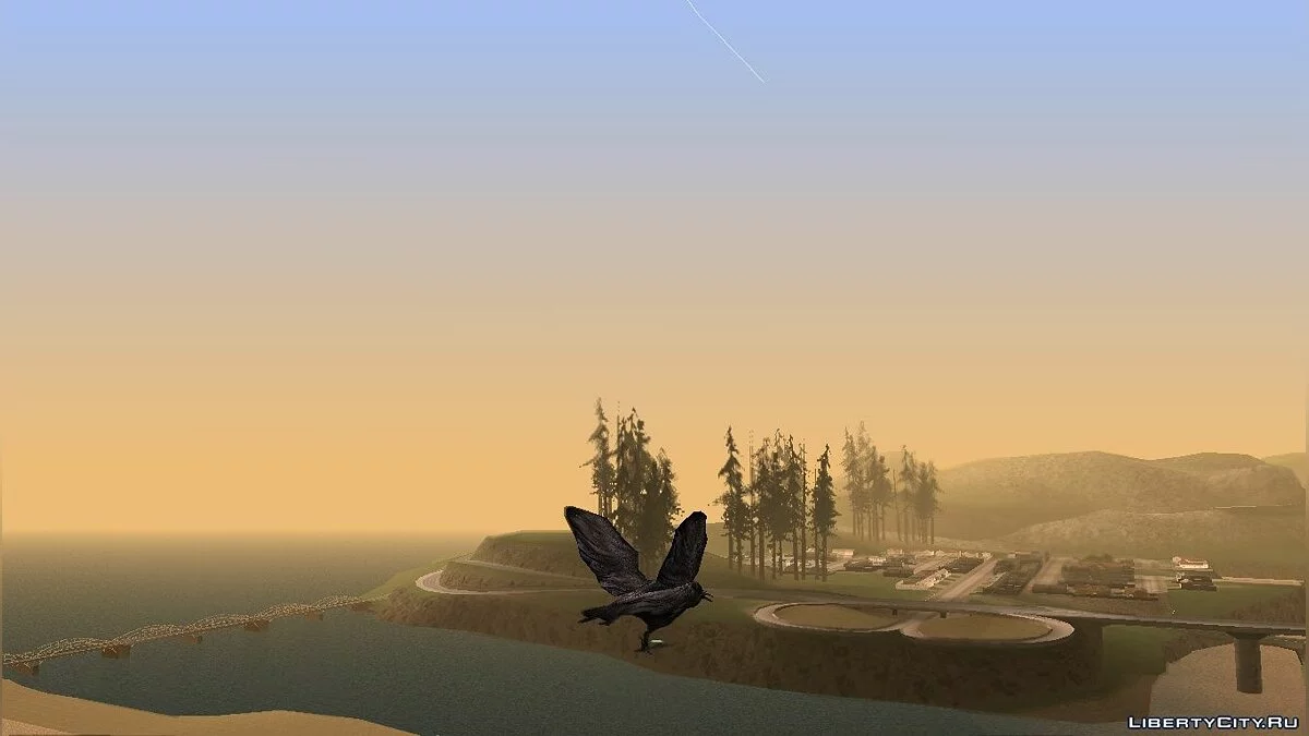 Возможность из GTA V играть за птицу V.1 / GTA San Andreas