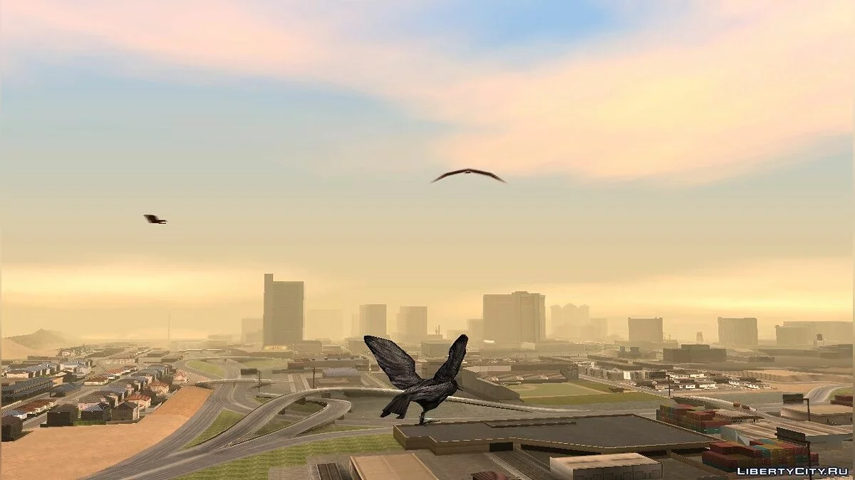 Возможность из GTA V играть за птицу V.1 / GTA San Andreas
