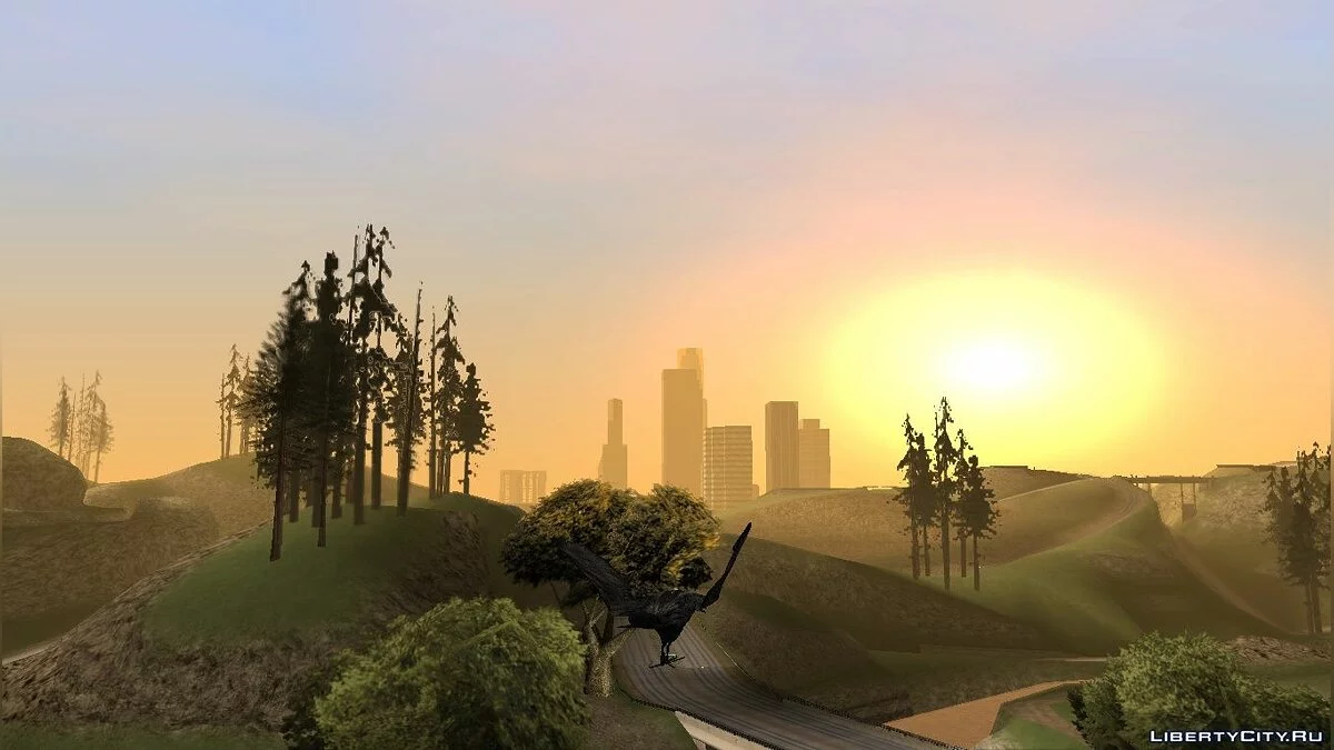 Возможность из GTA V играть за птицу V/2 новые возможности насрать на прохожего / GTA San Andreas