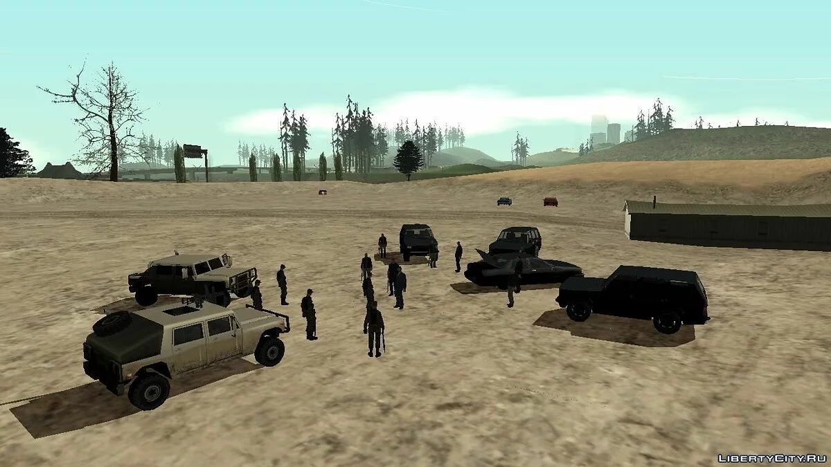 DLC 3.0 для GTA San Andreas военное обновление / GTA San Andreas