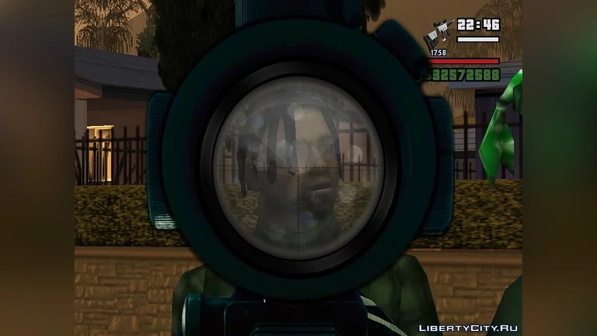 Sniper Scope Mod FIX для GTA San Andreas. / GTA San Andreas